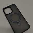 CASEKOO Designed for iPhone 14 Pro Max Case with Magnetic Invisible Stand [Military Drop Protection] [Compatible with MagSafe] Shockproof Slim Translucent Matte Promax Case 6.7", Black