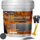 Rust Converter Paint Gray 35oz 2-in-1 Rust Proof Paint & Metal Primer, Anti Rust Coating, Metal Rust Inhibitor for Auto & Tools