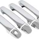 NewYall Chrome Exterior Door Handle Cover for Toyota Camry 2012-2017 Front Rear Left Driver and Right Passenger Side Front Rear Left Driver and Right Passenger Side