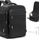 Vacuum Backpack Travel with Pump,Vacuum Sealed Backpack,Travel Backpack with Vacuum System,40x30x20 Airbag Travel,Laptop Vacpack Backpacks Bag Airline Flight Approved,Black