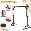 Wedding Arch -7.48FT Square Wooden Wedding Arches for Ceremony, Wood Arbor Backdrop Stand for Proposal Wedding Party Scene, Birthday Party, Bridal Shower, Garden, Outdoor, Rustic Decorationsz