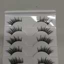 Half Lashes Lashes Natural Look Wispy 3/4 False Eyelashes Volume Clear Band False Cat Eye Lashes that Look Like Extensions Soft Handmade Reusable Lashes Pack