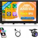 4G+64G Car Radio for Honda Civic 2016 2017 2018 2019 2020 (Original car with Screen), Rimoody Android Car Stereo Carplay Android Auto GPS WiFi 9'' Touchscreen Bluetooth FM/RDS EQ SWC Backup Camera