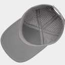 Men Adjustable Baseball Cap with Curved Breathable Quick-Drying Laser-Cut Mesh Back Closure Hat (Gray)