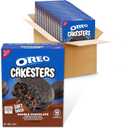 OREO Cakesters Double Chocolate Soft Snack Cakes, 12-5 Count Boxes (60 Total Snack Packs)