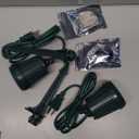 Holeva Spotlight Outdoor – 120V Plug-in, 2700K Warm White LED Landscape Spot Lights with RGB 3 Lenses for Yard, Garden, Lawn&Tree Decor, IP67 Waterproof, Perfect for Holidays&Everyday (2 Pack, Green)