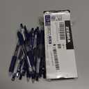 Zebra Sarasa Clip 1.0 Retractable Gel Ink Pen, Rubber Grip, 1.0mm, Blue Black Ink, Value Set of 10