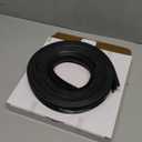 TMH Magnetic Weather Stripping Door Seal for Metal Doors - Kerf Door Seal Kit, 36" x 84" - Black Weather Stripping for Doors.