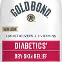 Gold Bond Diabetics' Dry Skin Relief Body Lotion, 13 oz., With Aloe to Moisturize & Soothe