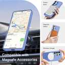 YENAPOON for Samsung Galaxy S26 Ultra Case, Matte Magnetic Cover, Purple