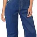 Hybrid & Company Womens Super Comfy Stretch Denim jumpsuit Pants Overalls, L