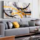 CGXART Abstract Art Work for Wall Decor - Modern Wall Art for Living Room Large Size Ready to Hang Size 29" x 59"