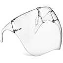 Face Shield with Glasses 4 Pack, Anti -Fog Clear Face Mask Full Face Protection Splash Guard Reusable Breathable See Through Goggles Plastic Working Face Shields Nail Art Tools for Nail Artists