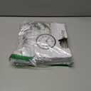 Wall Clock Silent Non-Ticking Modern Clock Battery Operated 8 Inch Small Classic Analog Decorative for Kitchen, Living Room, Office, Bedroom, Bathroom (Black)