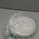 Clear Disposable Plastic Plates [Set of 40 | 9-inch Plates] Elegant Party Dinner Plates-Microwave Safe Plastic Dish Set- Sturdy Rimmed Plates For Weddings, Parties, Kitchen Use