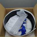 15" Silent Chinchillas Exercise Wheel, Aluminum Alloy Noiseless Running Wheel for Syrian Hamsters, Hedgehogs, Squirrels and Small Pets (Black)