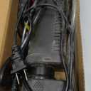 TARARIUM Aquarium Filter U-V for 20-75 Gallon, 200GPH Fish Tank Filter w/ 5W U-V Light Green Clean Machine Submersible Powerful Pump Internal Filter for Turtle Tank Saltwater Freshwater Crystal Clear (Black)