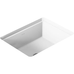 KOHLER Verticyl 17" Undermount Bathroom Vanity Sink With Overflow Drain, Undermount Bathroom Sink, White (17.1 x 13.38 x 7.21 inches)