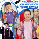 Crayon Graduation Leis Kids Kindergarten Class of 2026 Preschool Ribbon Leis Kits Bulk Graduation Necklace for Classroom Preschool Grad Party Gift Decorative