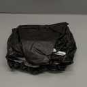 LIBERECOO Round Vinyl Fitted Tablecloth with Flannel Backing Elastic Edge Table Cover Waterproof Stain-Resistant Wipeable Tablcloths Fits 40-44" Round Tables (Black Wood)