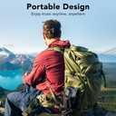 Portable Bluetooth Speaker with Lights, Bluetooth 5.4 Speaker, Powerful Crystal Clear Sound,All Day Playtime,15W Loud Stereo Sound,IPX7 Waterproof,TWS pairing for Outdoor/Home/Party/Travel(Gray)