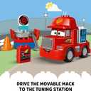 LEGO Disney Pixar Mack at The Race Cars Toys - Pixar Cars Birthday Gift for Toddlers, Preschool, Boys & Girls, Ages 2+ - Educational Building Toys Set - 10417