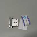 2Pack Door Reinforcement Lock with Screws 3Inch Security Door Lock Home Proof Silver