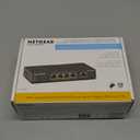 NETGEAR 5-Port PoE Gigabit Ethernet Unmanaged Essentials Switch (GS305P) - with 4 x PoE+ @ 63W, Desktop or Wall Mount