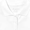 The Children's Place baby-girls And Toddler Short Sleeve Ruffle Pique Polo (White)