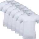 Gildan Men's V-Neck T-Shirts, Multipack, Style G1103, 2, L