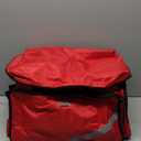 Trunab First Aid Bag Empty, Professional Medical Bag Emergency Responder Trauma Bag with Inner Dividers and Anti-Slip Bottom, Ideal for EMT, EMS, Paramedics (Red)