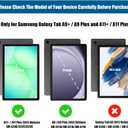 BMOUO Kids Case for Samsung Galaxy Tab A11+ Plus 11 2026/A9+ Plus 2023 11 inch Tablet, with Screen Protector, Shockproof Lightweight Stand Handle Galaxy Tab A11 Plus/A9 Plus Case for Kids, Green