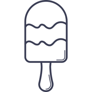 Popsicle SILICONE FRUIT POP MOLD 2PCS