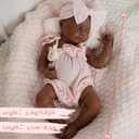 Reborn Baby Dolls That Lifelike -18.5 inch Full Body Silicone Sleeping Baby Girl Handmade Face Realistic Body Details for Children Gift