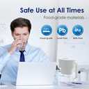 Waterdrop PT-07W Water Filter Pitcher, 10-Cup, NSF Certified, 200-Gallon Long-Life Filter, Improves Coffee & Tea Taste, Reduces PFOA/PFOS and Chlorine, 5X Longer Filter Life, White