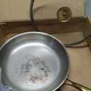 12" Titanium Pans for Cooking with Lid Hammered Tagines Skillet