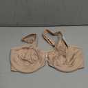 Lemorosy Womens Full Figure Plus Size Non Padded Front Closure Lace Racerback Underwire Everyday Bra (36D, New Beige)
