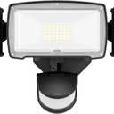 HGGH Motion Sensor Outdoor Lights – Flood Lights Outdoor Security Light, LED Floodlights IP65 Waterproof 6000K 38W 4200LM with 3 Adjustable Heads, Exterior Light for House, Backyard, Porch