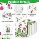 100PCS Spring Summer Hummingbird Paper Napkins 3 Ply Geranium Flower Bird Disposable Hand Towels for Bathroom,Monstera Guest Napkins Decorative Dinner Hand Napkin for Summer Party Weddings Birthdays
