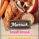 Merrick Healthy Grains Premium Dry Dog Food For Small Dogs, Wholesome and Natural Kibble, Small Breed Recipe - 4.0 lb. Bag (4 Pound (Pack of 1)), BB Date: 09/2026