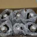 Retisee Dusk to Dawn LED Flame Light Bulbs Outdoor, Flickering Light Bulbs with Upside Down Effect, Fire Bulb for Christmas Party Porch Patio Outdoor Home Indoor Decoration(Orange, Pack of 6)