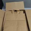 Toovip 90 Pack Plain Brown Kraft Paper Bags with Handles Bulk, Multiple 3 Assorted Sizes Gift Bags for Favors Grocery Retail Party Birthday Shopping Business Goody Craft Merchandise Take Out Sacks