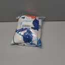 Valentines Day Round Tablecloth Fitted Best for 40"-44" Blue Red Floral Table Cloth Vintage Elastic Edge Water-Resistant Washable Love Chinoiserie Decoration Table Cover for Party Picnic Indoor Decor