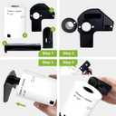 Compatible 4" x 6" Shipping Labels Replacement for DK-1241 Compatible with Brother QL Label Printers (12 Rolls + 1 Frame, 200 Labels/Roll)