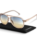 Livho Trendy Polarized Aviator Sunglasses Women Men, Retro Sun Glasses for Women Men 2025, Oversized UV Protection Shades
