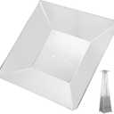 Patio Heater Heat Shield, Square Aluminum Heat Reflector Shield Replacement Top Parts for 4-Sided Glass Tube Outdoor Heaters (3 Pre-Drilled Holes Distance 2 3/4 Inches)