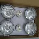 Vinaco GU10 Halogen 50W Bulbs, 6PCS GU10+C 120V 50W Halogen Light Bulbs, GU 10 Dimmable, Warm White, High Brightness MR16 with Glass Cover, Long Lifespan GU 10 50 W for Recessed Track Lighting
