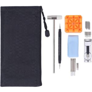 27pcs Watch Link Remover Kit Strap Replacement Tools with Black Scale Spring Bar Fork
