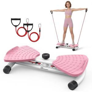 Waist Twister Machine Exercise, 326 lbs Ab Twister Board for Exercise, Home Gym, Balance Training & Fat Burning, Noiseless Workout Equipment for Women & Men - Twist Exercise Machine