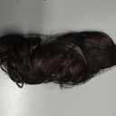 V-Shaped Clip in Extensions Synthetic Hair Extension Wavy Hair Extensions Brown-Black